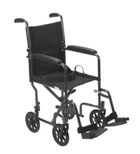 Lightweight Steel Transport Wheelchair