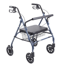 Heavy Duty Bariatric Rollator Rolling Walker with Large Padded Seat