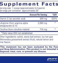 Nitric Oxide Support 162 g