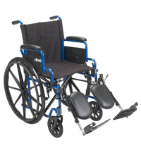 Blue Streak Wheelchair with Flip Back Desk Arms