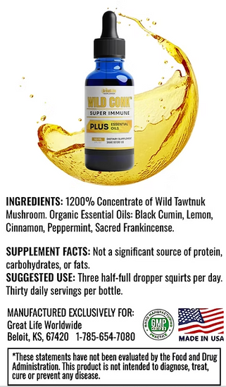 Wild Conk™ Super Immune Concentrate + Essential Oils