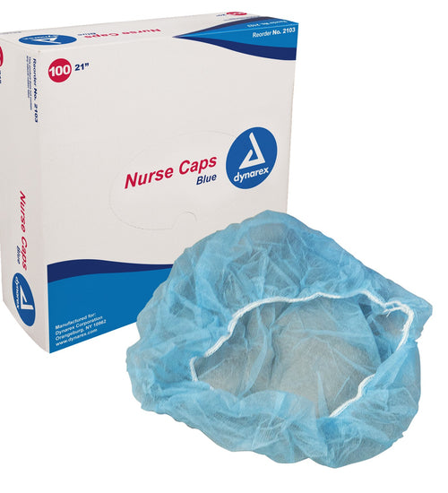 Dynarex Latex-Free Nurse Bouffant Cap