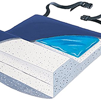 Anti-Thrust Gel-Foam Cushion for Geri Chair