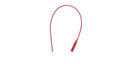 Red Rubber Latex Urethral Catheter, Male 16"