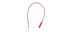 Red Rubber Latex Urethral Catheter, Male 16