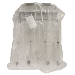 Clear Plastic Wheelchair / Walker / Commode Bag, 1.5 mil