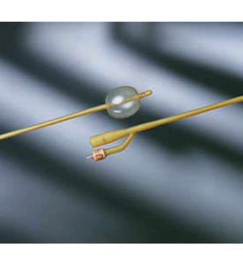 Foley Catheter Bardex® Lubricath® 2-Way Standard Tip 30 cc Balloon 16 Fr. Hydrophilic Polymer Coated Latex