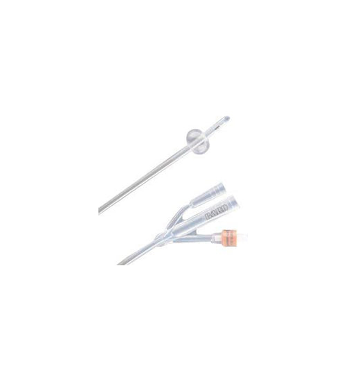 Foley Catheter, Infection Control, 100% Silicone, 10 mL