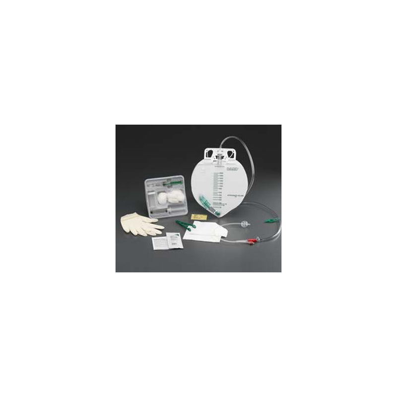 Foley Trays, Silicone, Drainage Bag, Anti-Reflux Chamber, Tamper-Evident Seal