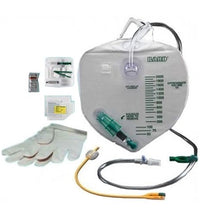 Foley Trays, ADVANCE, COMPLETE CARE®, LUBRI-SIL® I.C., Drainage Bag, Anti-Reflux Chamber, Microbicidal Control-Fit Outlet Tube