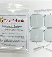 2" Square White Foam Topped, High Quality, Premium Gel Electrodes