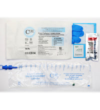 Cure Medical Closed System Catheter, Straight Tip