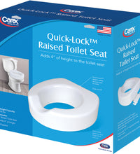 Carex Quick-Lock Raised Toilet Seat