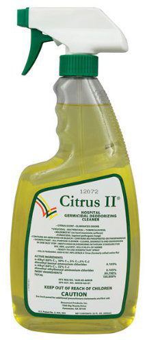 Citrus II Germicidal Cleaner, 22oz spray bottle