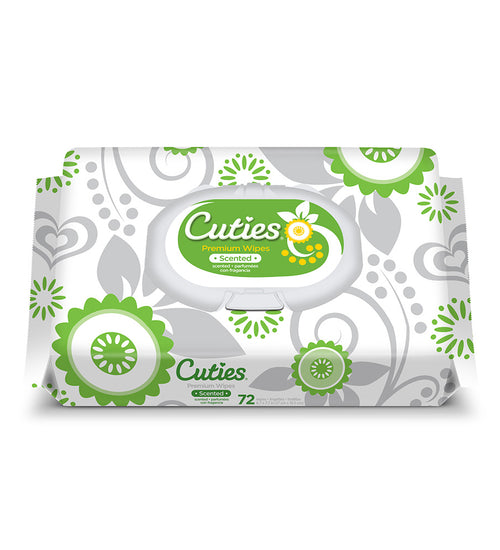Cuties Disposable Baby Wipes Quilted Texture Soft Pack