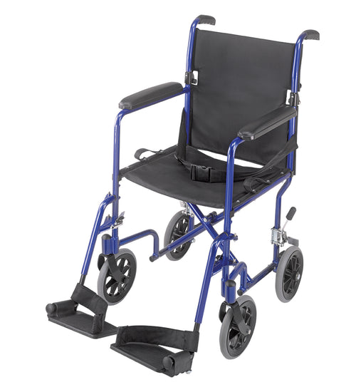 19" Ultra Lightweight Aluminum Transport Chair