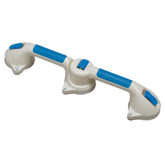 Healthsmart Chrome Suction Cup Grab Bar with Bactix