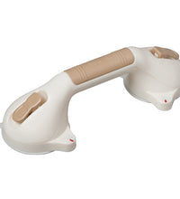 Healthsmart Chrome Suction Cup Grab Bar with Bactix