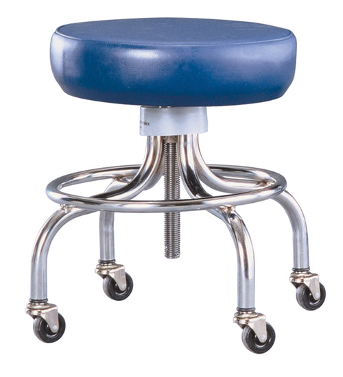 Mobile Stool with Foot Ring