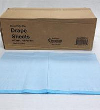 Drape Sheets, 40"x48", Blue 100/case. Tissue/Poly
