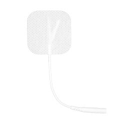 Self-Adhesive Electrodes, 1.5" x 1.5" White Cloth in Poly Bag