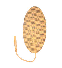 Self-Adhesive Electrodes, 2" x 4" Oval Tan Cloth, Foil Pouch