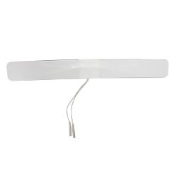 Self-Adhesive Electrodes, 1.5" x 14" White Foam, Poly Bag