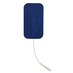 Self-Adhesive Electrodes, 2" x 3.5" Blue Cloth with Tyco Gel, Poly Bag