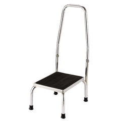 Chrome Plated Foot Stool with Handle