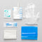 TruCath Intermittent Catheter Insertion kit includes vinyl Powder-free gloves, 5g lube jelly packet, BZK wipe, underpad
