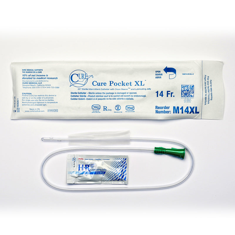 Extra Long Pocket Size Male Catheter