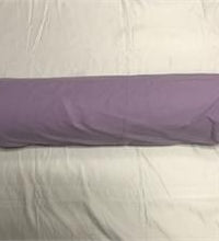 Microfiber Bolster Cover with Drawstring Closure, 6" x 27"