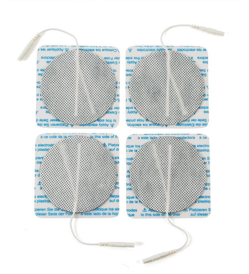 3" BodyMed Round, Cloth, Silver Carbon Electrodes