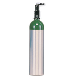 Aluminum D Cylinder with Toggle Valve