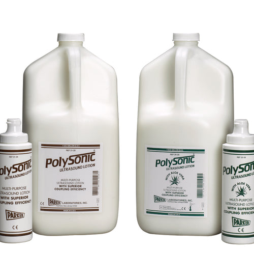 Polysonic Ultrasound Lotion with Aloe, One Gallon