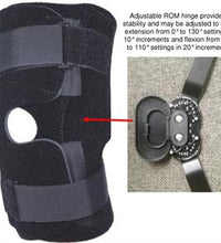 Adjustable ROM Hinged Knee Brace, Anterior Opening, Universal Size