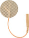 1.25" Round Tan Cloth Electrodes