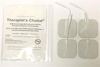 2" Square White Cloth Value Electrodes