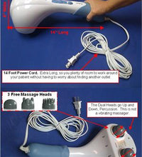 TheraRub Massager®  Dual Head Percussion Variable Speed Massager