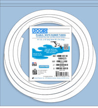 White-Rubber Drainage Tubing