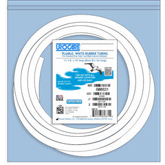 White-Rubber Drainage Tubing