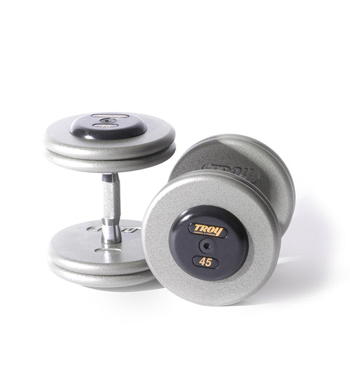 Pro Style Dumbbells with Rubber End Caps