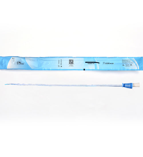 Cure Ultra Coudé Male Catheter, 16"