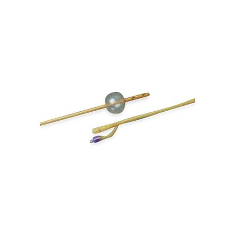 Foley Catheters, SILASTIC®, 2-Way, Specialty, Short Round Tip, Two Opposing Drainage Eyes, 5cc Balloon