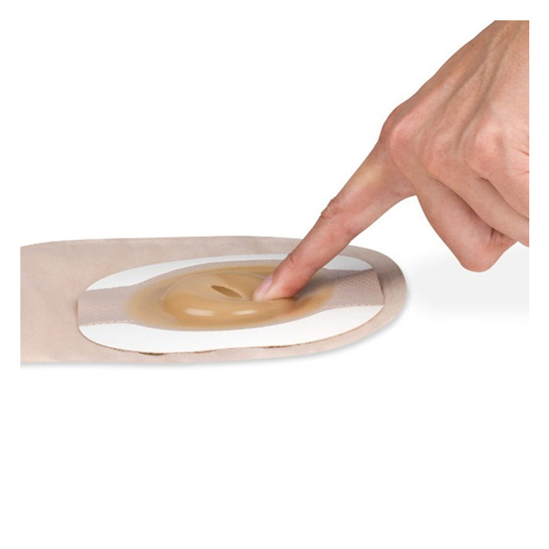 One-Piece Drainable Ostomy Pouch – Pre-Sized Beige with Viewing Option