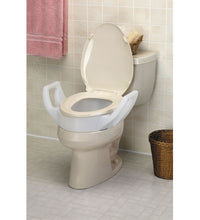 Elevated Toilet Seat with Arms - 3 1/2" - Elongated