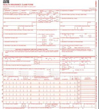 CMS 1500 Insurance Billing Forms