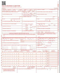 CMS 1500 Insurance Billing Forms