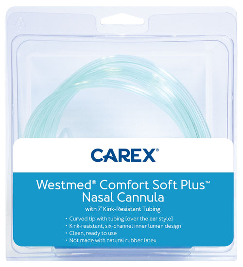 Comfort Soft Plus Cannula, with 7' oxygen supply tubing