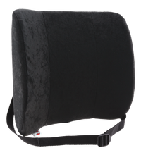 Bucket Seat Sitback Rest Deluxe Lumbar Support, Black